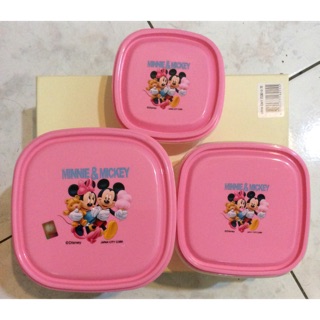 Mickey 米奇米妮保鮮盒三入一組