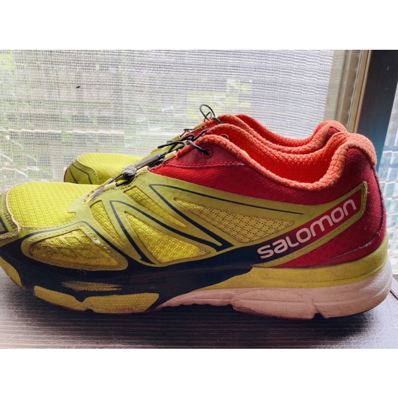 （降價隨意買）所羅門Salomon越野跑鞋 US10.5 cm28.5