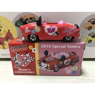 TOMICA 2016 Special Tomica 米妮 敞篷車 東京迪士尼園區限定 (全新膠帶未拆) ＊現貨＊