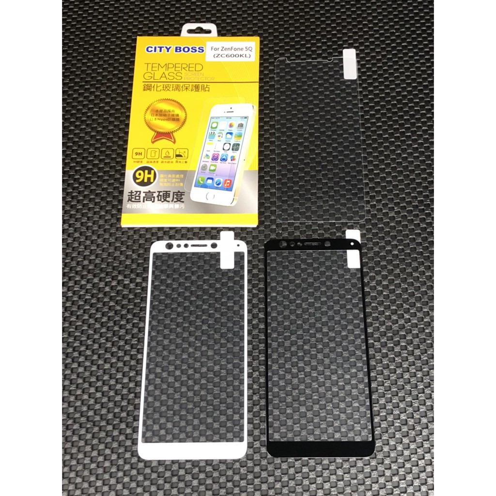 City Boss ASUS ZenFone 5Q ZC600KL 鋼化 玻璃貼 日本旭硝子 螢幕 保護貼 玻貼 滿版
