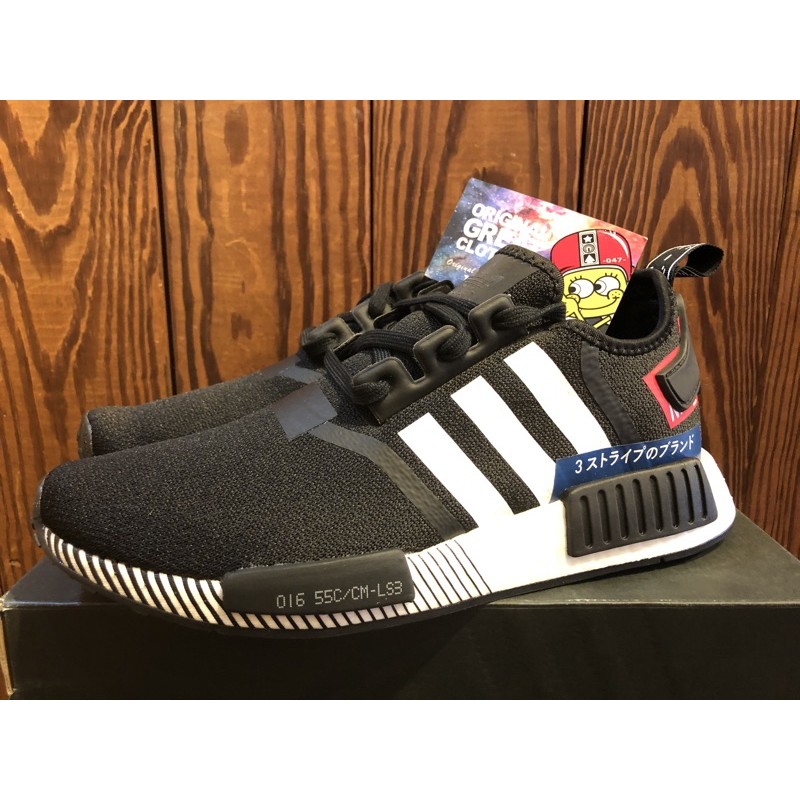 {OGC}ADIDAS NMD R1 黑白 日文 EF2357