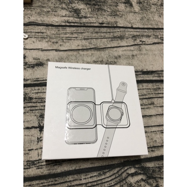 【二手】折疊 無線充電器 可充 iPhone Apple Watch