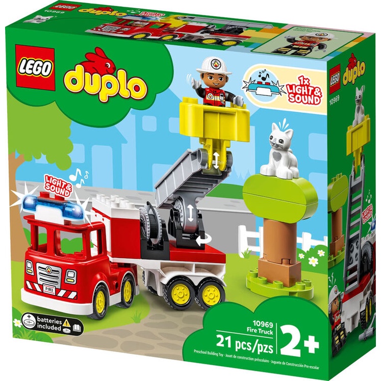 [飛米樂高積木磚賣店] LEGO 10969 DUPLO-消防車