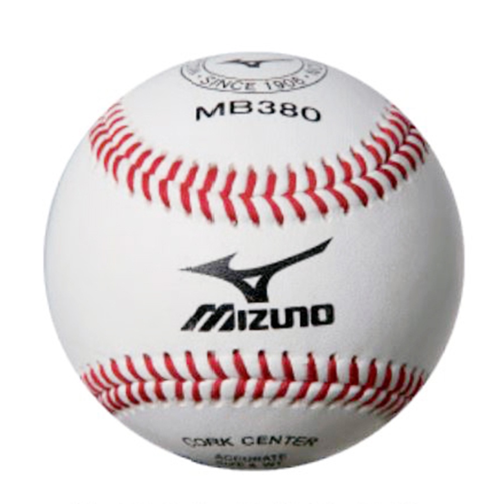【派克潘棒壘專賣店】 MIZUNO 美津濃 天然牛皮 練習用 紅線 硬式 棒球 20H-00380