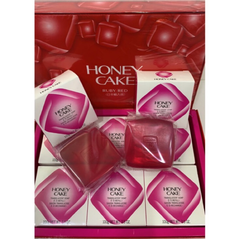 資生堂潤紅蜂蜜香皂（日本輸入版）6入禮盒裝