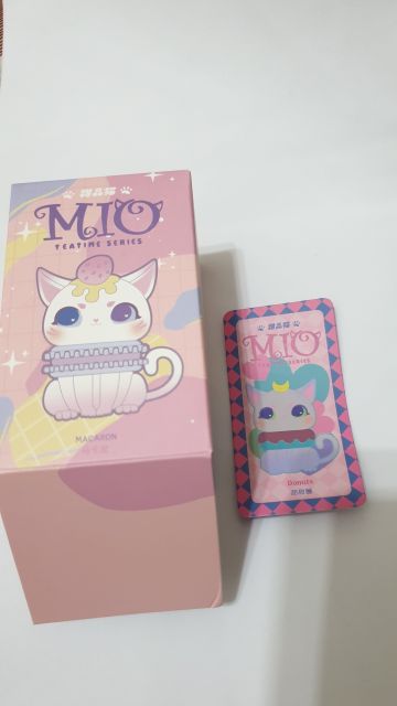 MIO 甜品貓 盒抽 盒玩 生日蛋糕 馬卡龍 藍莓 巧克力 甜甜圈