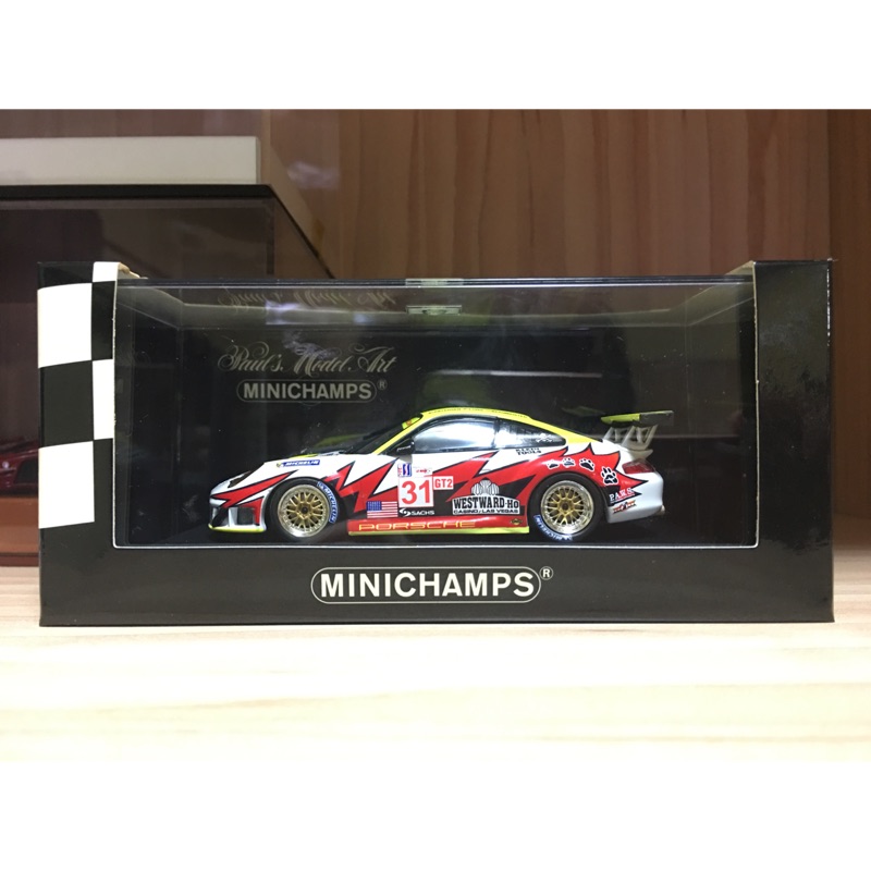 1/43 Minichamps Porsche 911 GT3 RSR 12H Sebring  2005 No.31