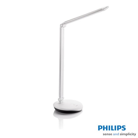 ★限宅配.無法超取★PHILIPS 飛利浦 5W LEVER酷恒LED檯燈(銀) 72007