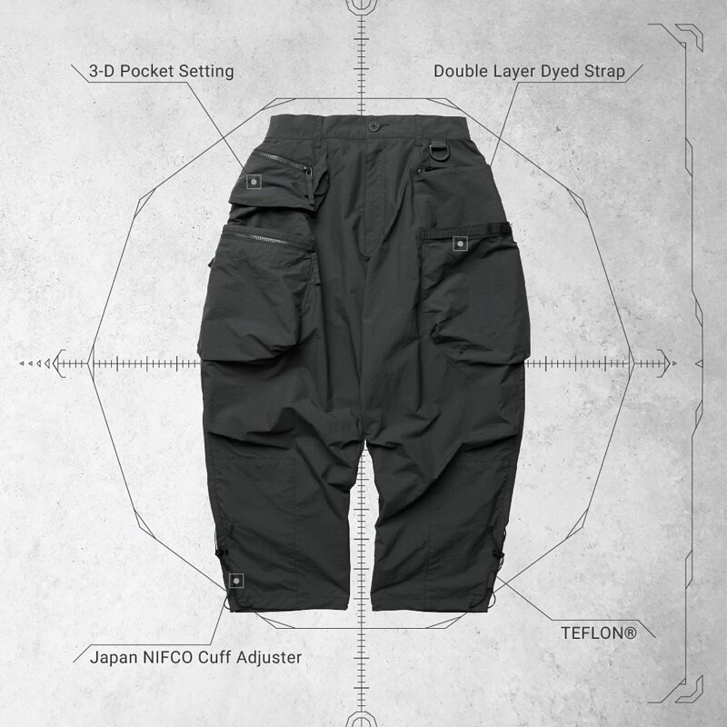 Goopi iP-R02G “TRAILOR” MSP Cargo Pants - Asphalt