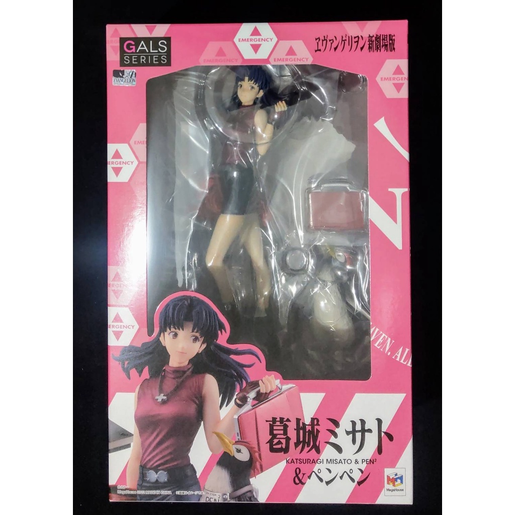 【慢活同盟】現貨 MegaHouse GALS 葛城美里&amp;片片 全新未拆 日版 EVA 新世紀福音戰士