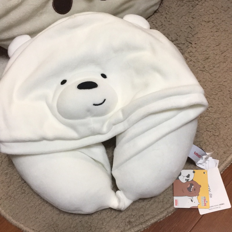 Miniso 熊熊帽子頸枕