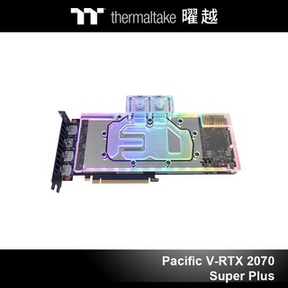 曜越 Pacific V-RTX 2070 Super Plus 顯示卡水冷頭 透明 (ASUS Turbo)