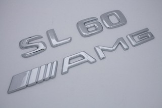 Benz 賓士 賓士 SL Class SL 60 ///// AMG 後車箱蓋 字型 字標