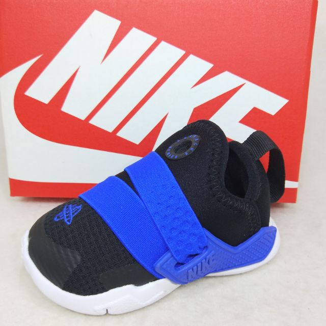 nala童鞋~Nike 休閒鞋 Huarache Extreme TD 黑藍綁帶設計 小童鞋 武士鞋NO. N7118