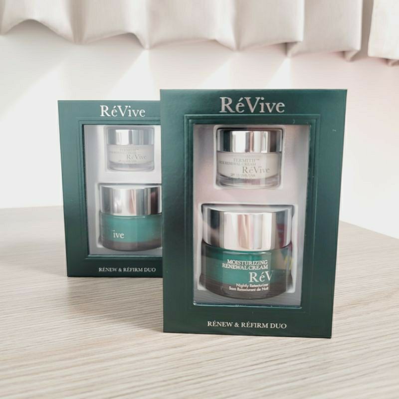 現貨 全新revive 麗膚再生光采再生活膚霜 經典型50ml 光采再生美頸霜15 Ml組合 蝦皮購物