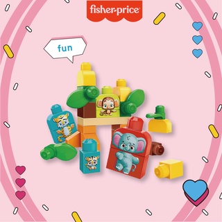 【動物積木】費雪 Fisher-Price❤ 費雪美高野生動物費雪美高野生動物 互動玩具 嬰兒玩具 (1歲以上)