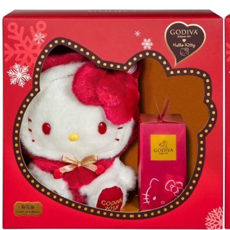 Godiva x Hello kitty 2018限量耶誕禮盒組代購