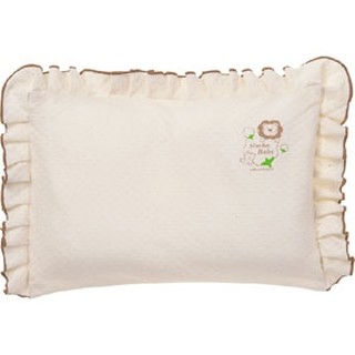 小獅王 有機棉嬰兒荷葉枕S5014特價205元