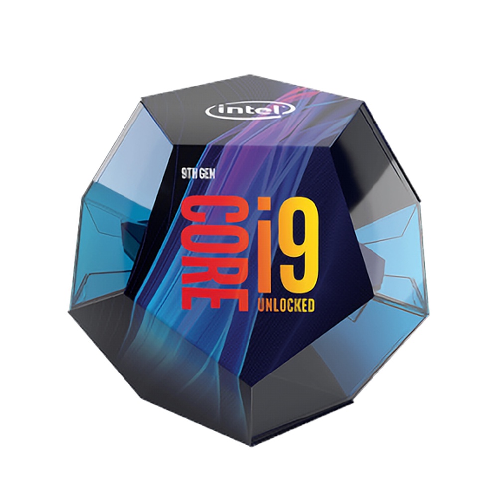 現貨 INTEL I9 9900K 水晶造型 二手 空盒 不含CPU