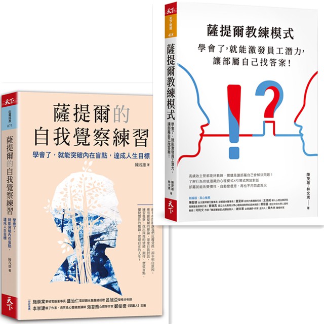 書適 薩提爾教練模式 新編版 陳茂雄 林文琇 薩提爾的自我覺察練習 陳茂雄 天下雜誌 蝦皮購物