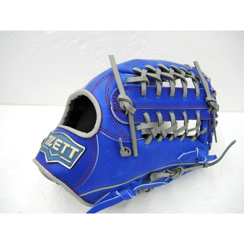 日本品牌 ZETT  330系列 ~ 硬式牛皮 棒壘球手套 T網檔 13" (BPGT-33038)寶藍