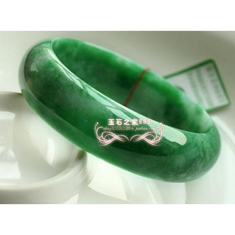 緬甸翡翠老坑帝王綠滿飄翠花飄花翡翠色玉鐲子冰糯種玉手鐲 蝦皮購物