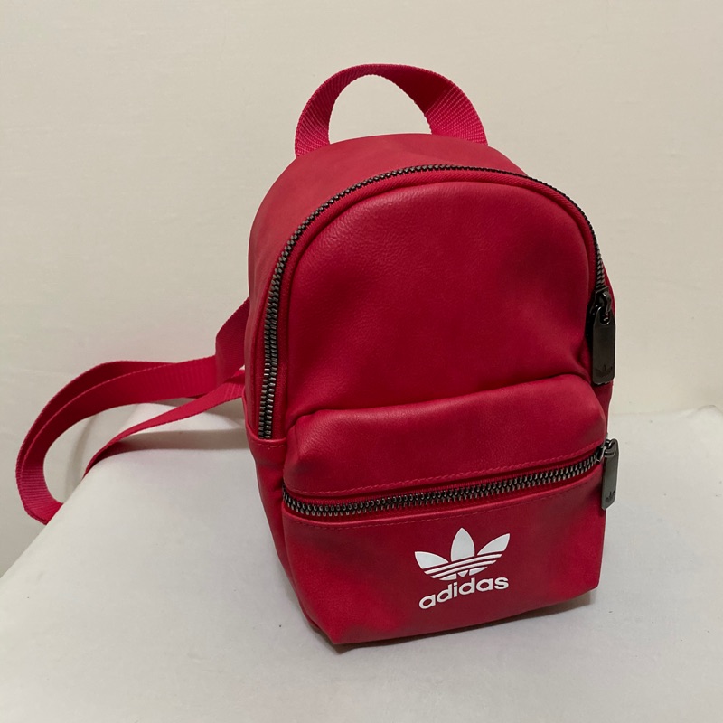 Adidas 迷你 紅色小背包 （可斜背可後背）