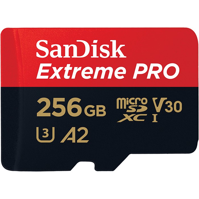 SanDisk ExtremePRO microSDXC UHS-I V30 A2 256GB 記憶卡(公司貨) 空拍機