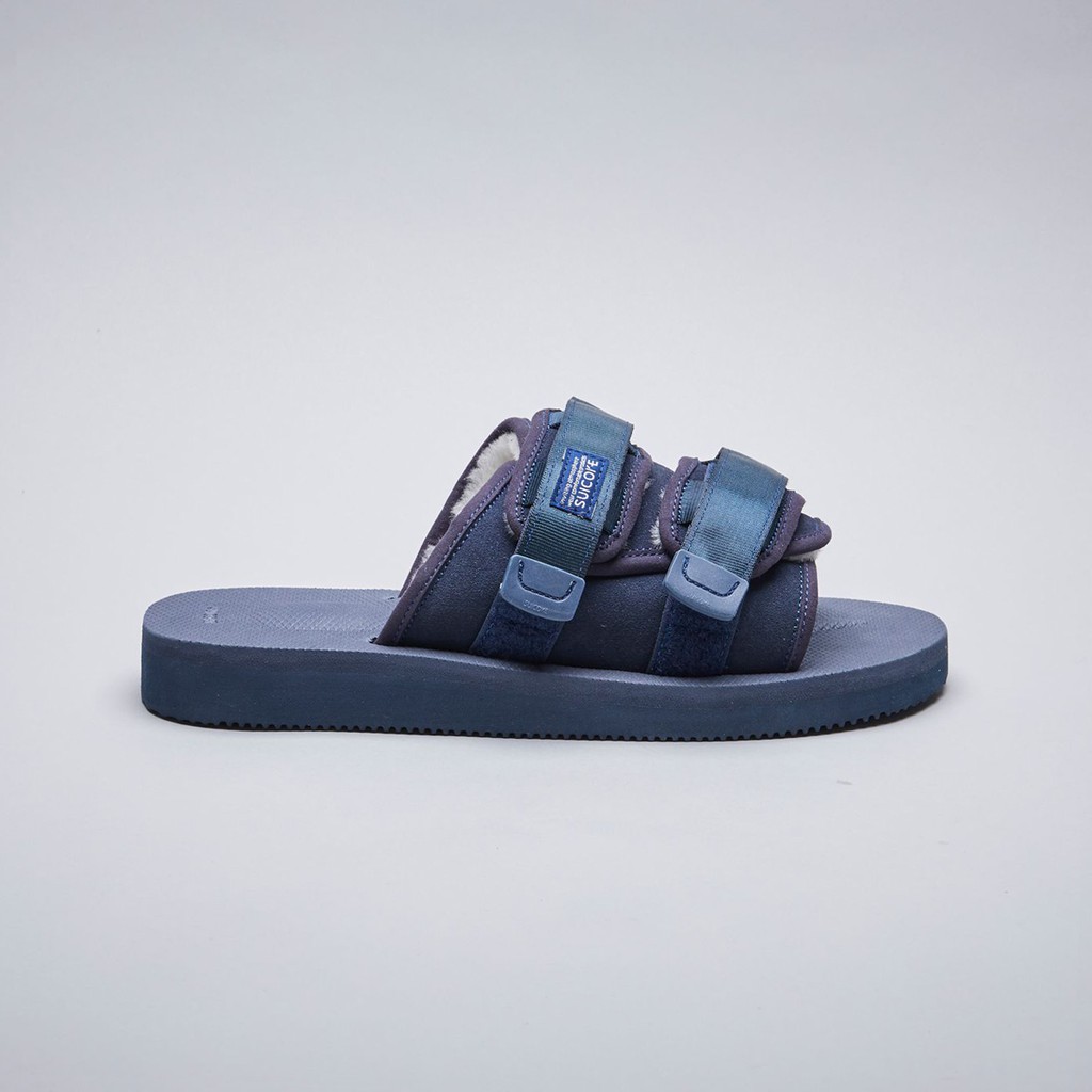 SUICOKE MOTO-Mab OG-056MAB-NY 海軍藍 毛絨 抗菌 拖鞋【SK21056MABNY】