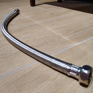 全新臺灣製不鏽鋼鋼絲軟管 3/4″ 6 分牙 2 尺 60 cm_不鏽鋼_熱水器_水管_軟管_五金_配件