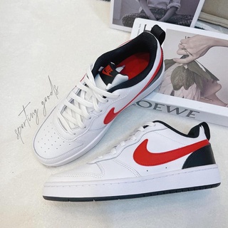S.G NIKE COURT BOROUGH LOW 2 GS BQ5448-110 休閒鞋 白黑紅 小DUNK 大童鞋