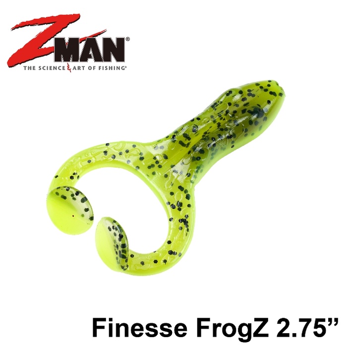 【獵漁人】美國製 ZMAN Finesse FrogZ 2.75吋 浮水踢腿蛙 10X耐咬 路亞軟蟲