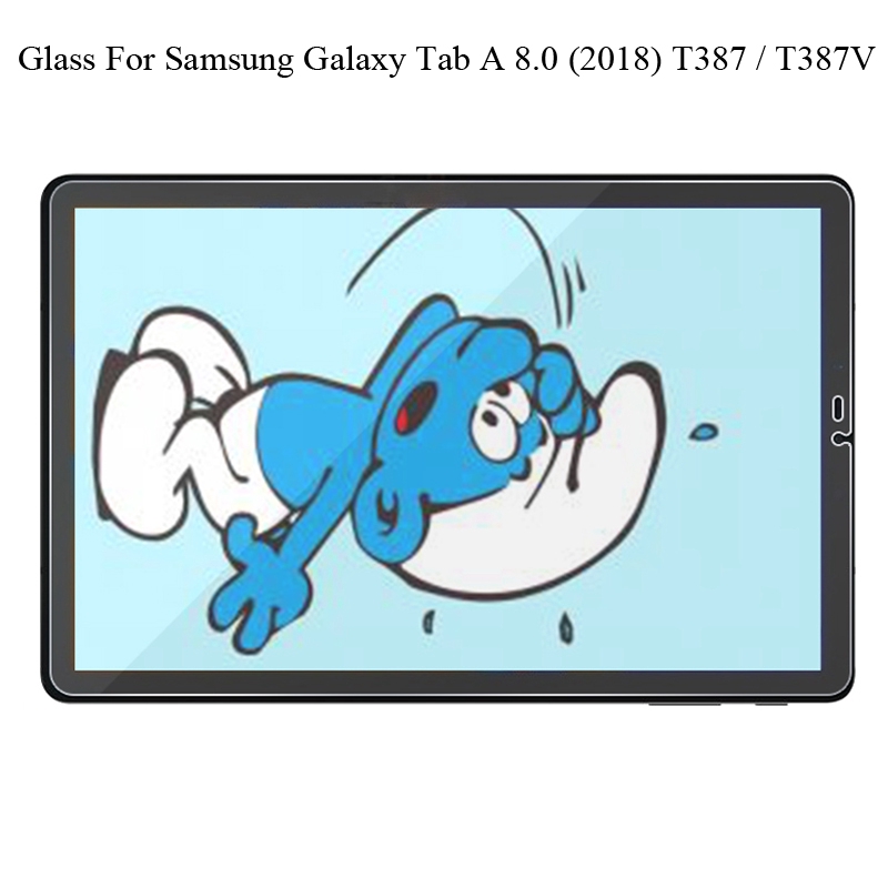 SAMSUNG 適用於三星 Galaxy Tab A 8.0 2018 鋼化玻璃屏幕保護膜 SM-T387 T387V