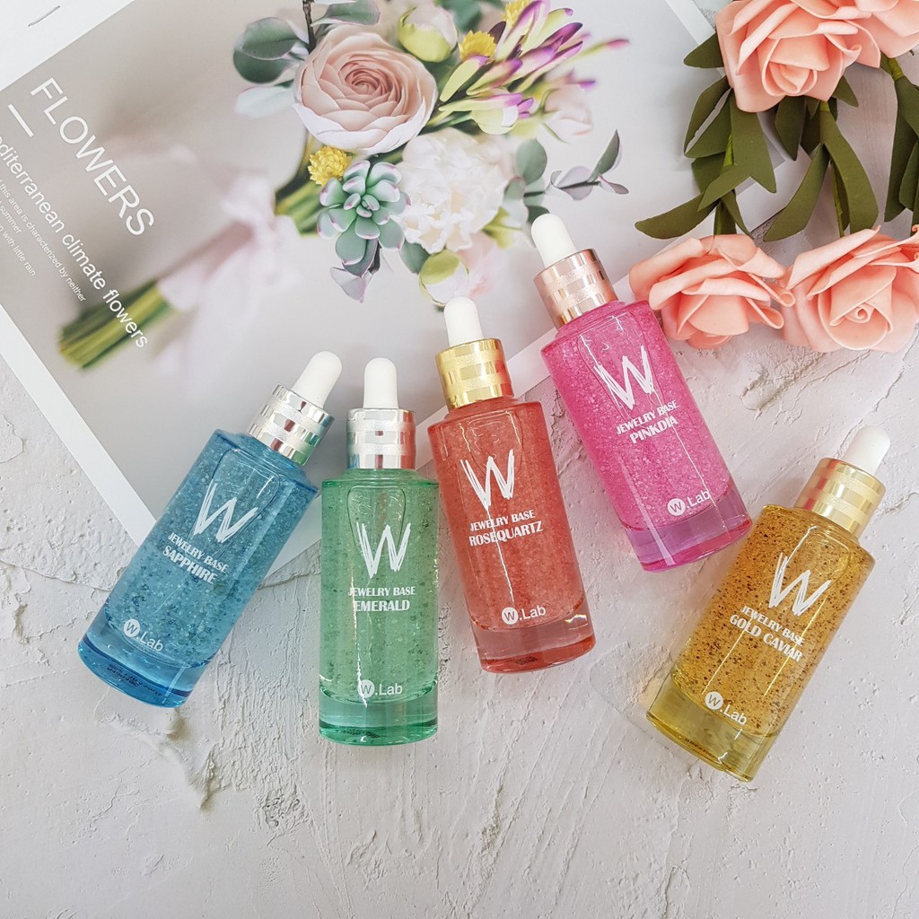 微紫嚴選 W Lab 精華液名模聚光妝前精華爆水精華保濕補水妝前精華液名模聚光妝前精華w精華液