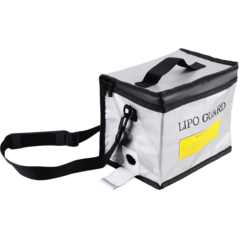 鋰電池安全袋 215 * 145 * 165mm 防火防爆袋 RC Lipo 電池護罩安全便攜式存儲手提包