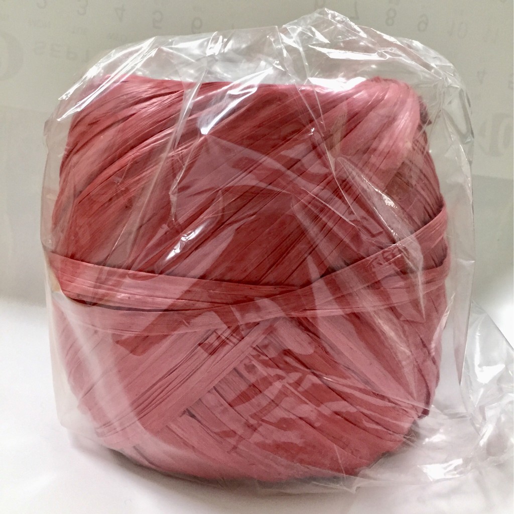 訊恩 塑膠包裝繩（粗版  紅色）直徑150mm＊高150mm＊410g
