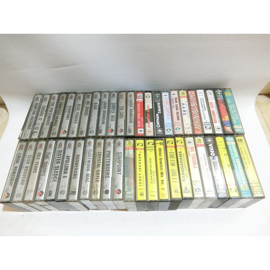 (u) 早期 原版西洋錄音帶 卡帶 飛碟 滾石 / 46片