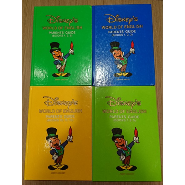 迪士尼美語 主課程 指導手冊 Parents Guide 4本 + BASIC ABC'S 課本12本書 二手 寰宇家庭