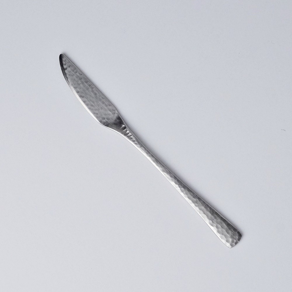 槌目手感不鏽鋼水果刀 和菓子刀12.8cm [偶拾小巷] 日本製