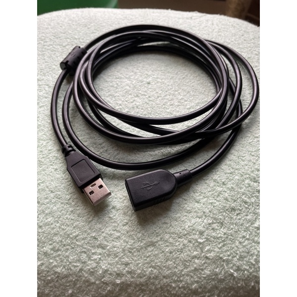 3m USB 延長線 帶磁環防干擾  300公分 公對母