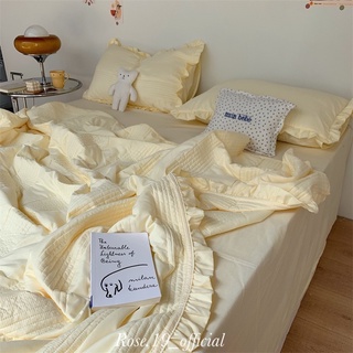 𝐑𝐨𝐬𝐞.𝟏𝟗 臺灣現貨·水洗棉舒服夏季涼被床上四件組｜床套組｜床套四件組｜水洗眠四件組