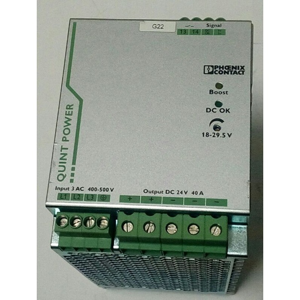 🌞PHOENIX CONTACT 電源供應器 QUINT-PS/3AC/24DC/40 2866802 24V 40A
