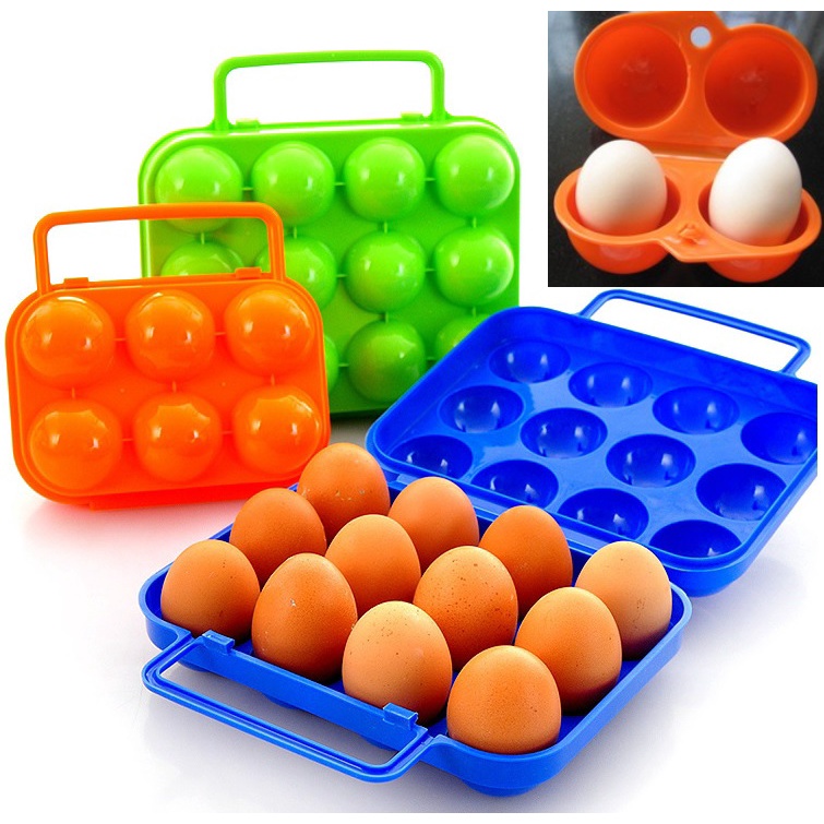 雞蛋盒 攜帶式雞蛋盒 戶外雞蛋盒 可攜式防水防震雞蛋收納盒 蛋盒