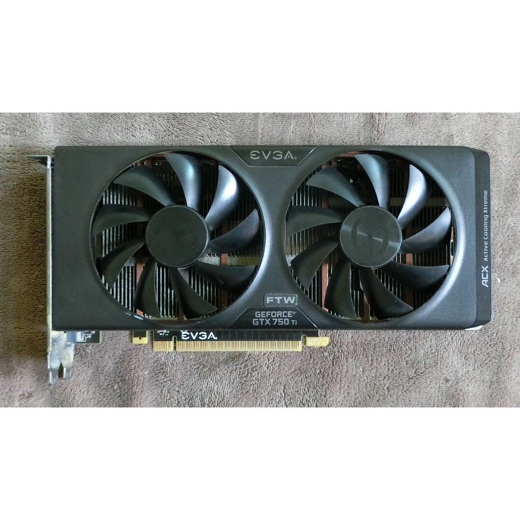 EVGA艾維克 GeForce® GTX750Ti 2G FTW+ACX FAN 顯示卡