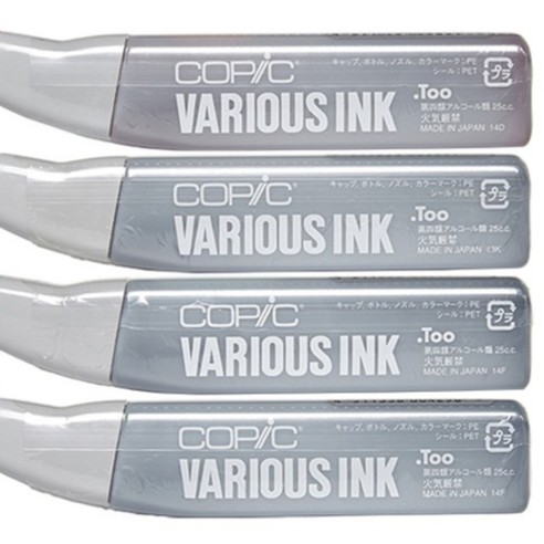 Copic Variant Ink 25 ml 酒精墨水 麥克筆補充液 8 色組 (日本)