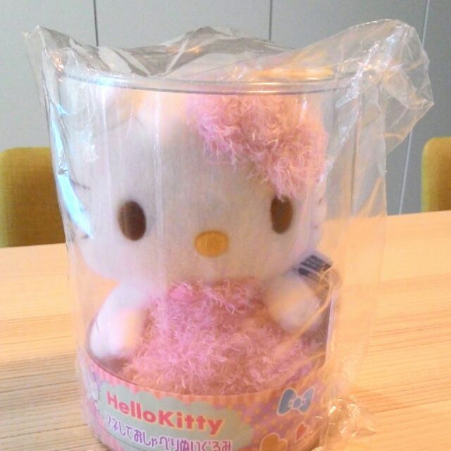 全新日本帶回震動三麗鷗Hello Kitty 錄音娃娃會模仿說話 原地轉圈圈凱蒂貓 特價800粉紅公主款