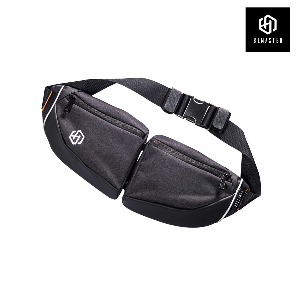 【BeMaster 】型旅腰包 [黑色] 單肩包 隨行包 小包  旅行包 休閒包 運動背包 | BM-WB-004-F