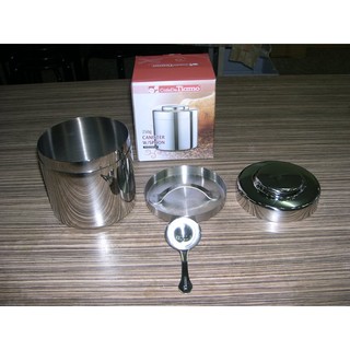 附發票~ Tiamo 密封罐 儲豆罐 250g 採用不鏽鋼304#密閉的設計茶葉罐
