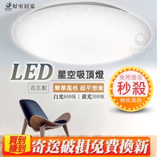 🔥含稅免運促銷🔥15W 25W 36W 吸頂燈 Led吸頂燈 吸頂燈臥房 陽臺燈 房間燈 浴室燈 走道燈 北歐 簡約