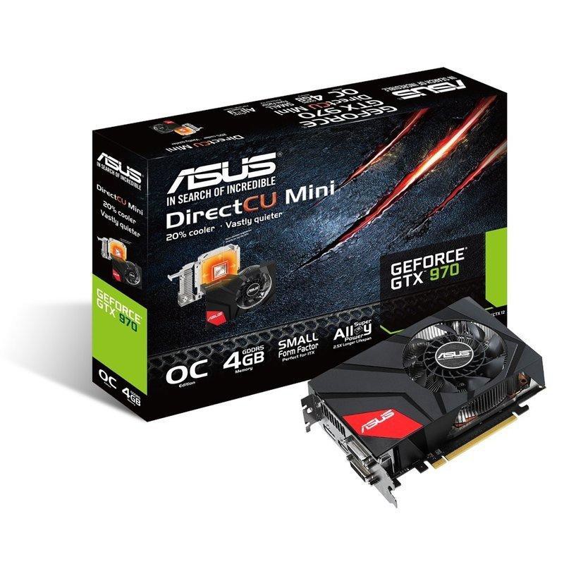 ASUS GTX970 DCMOC 4GDDR5 2手 無保 正常使用中 效能讚 小機殼可用